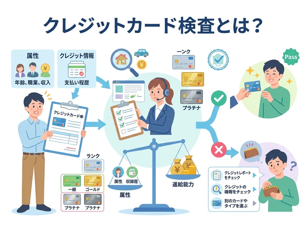 クレジットカードの審査とは の画像