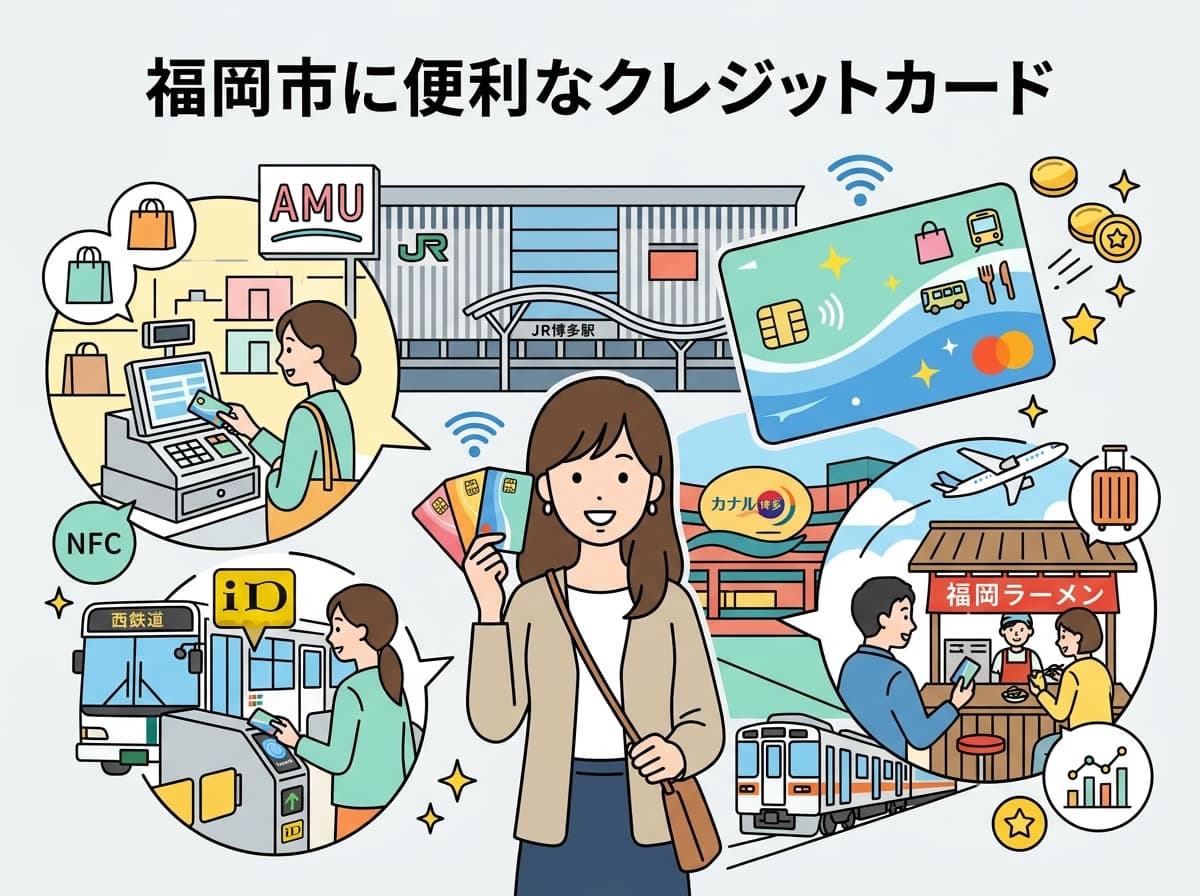 福岡市博多区で便利なクレジットカード の画像