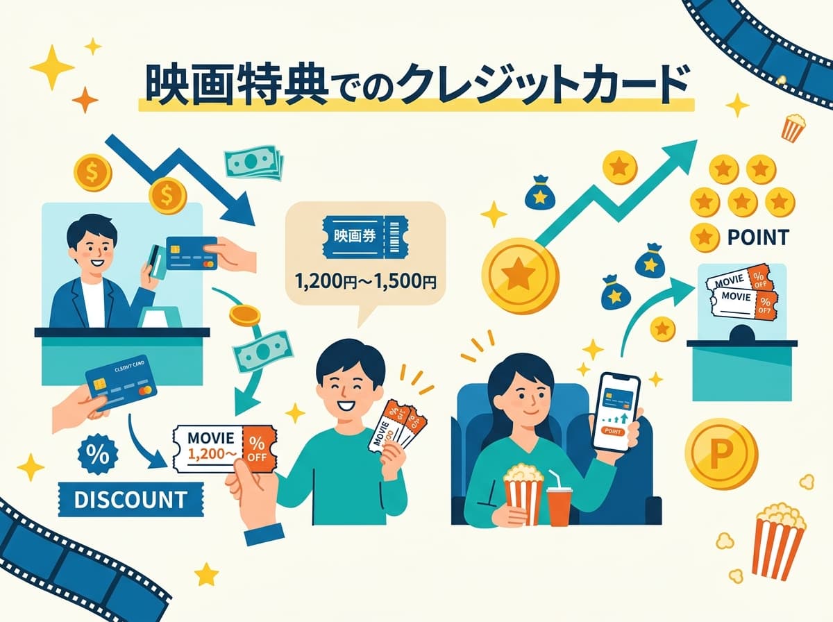 映画がお得になるクレジットカード の画像