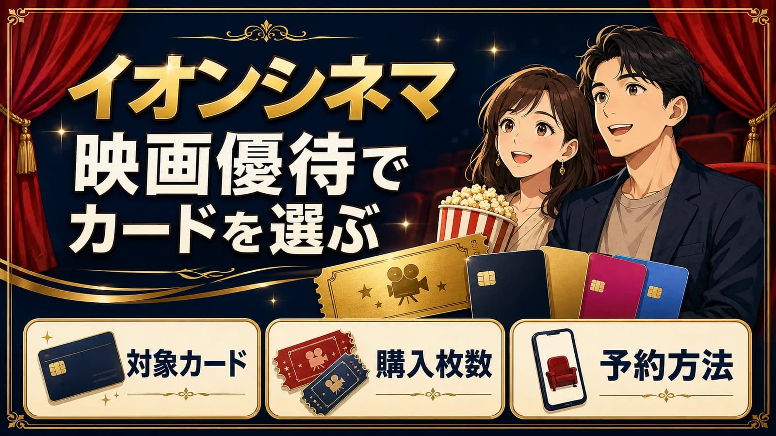イオンシネマにおすすめのクレジットカード|ミニオンズ・TGCの違いと購入方法