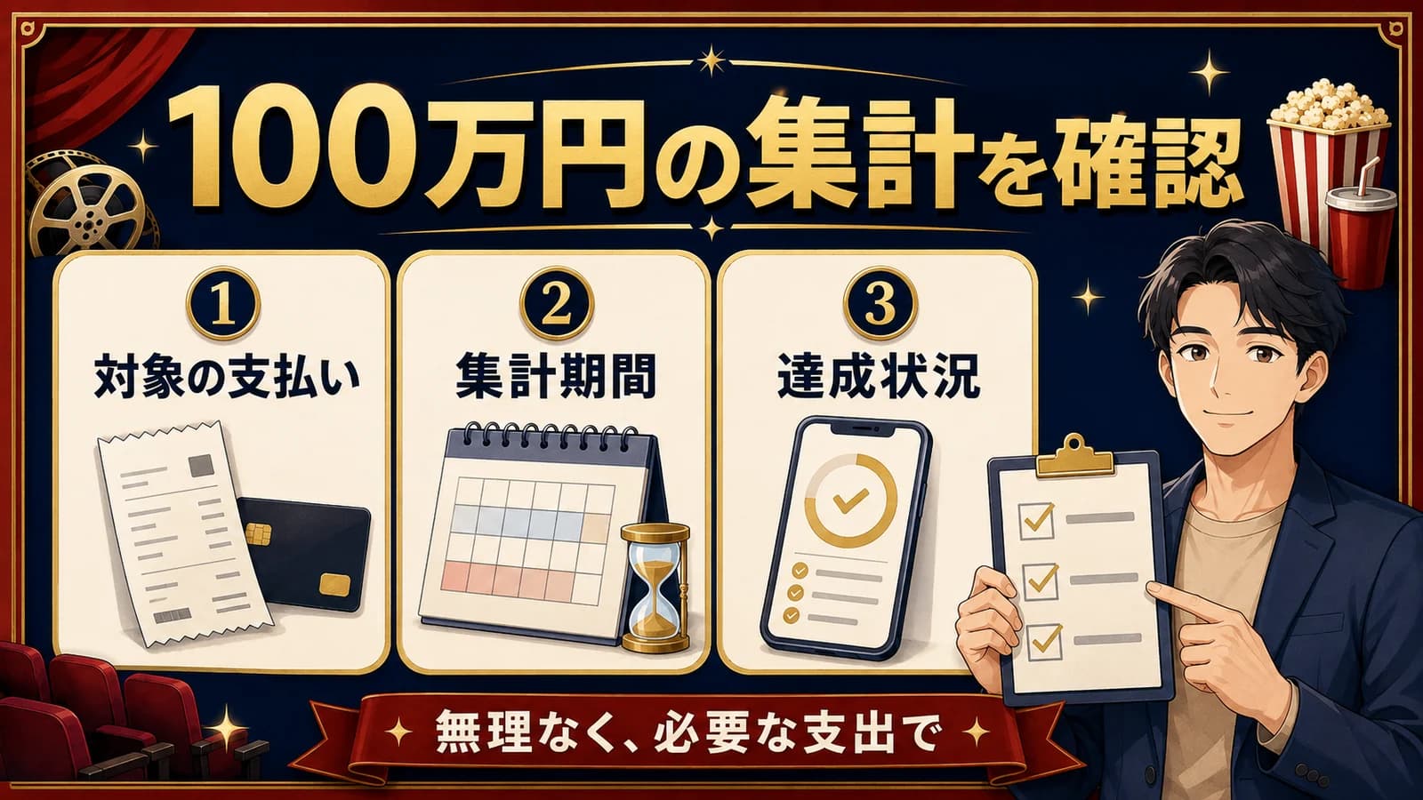 100万円の集計対象外となる支払いを確認する の画像