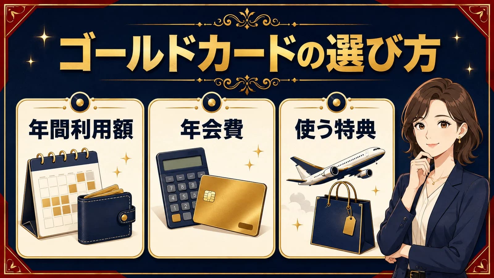 ゴールドカードの選び方 の画像
