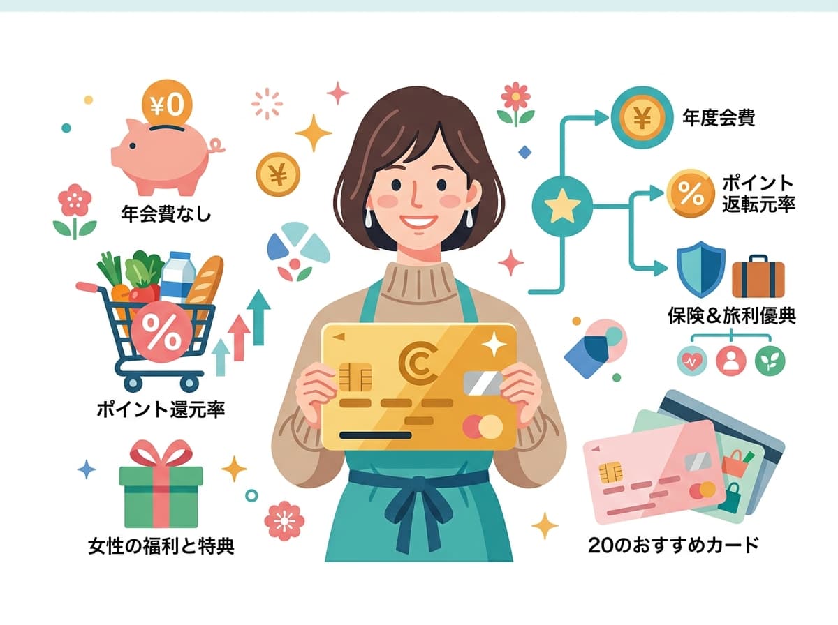 【2026年6月最新】主婦におすすめのクレジットカード20枚