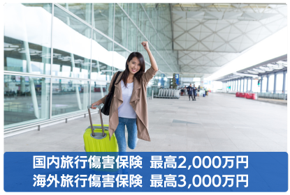 ANAアメリカン・エキスプレス®・カードの旅行保険
